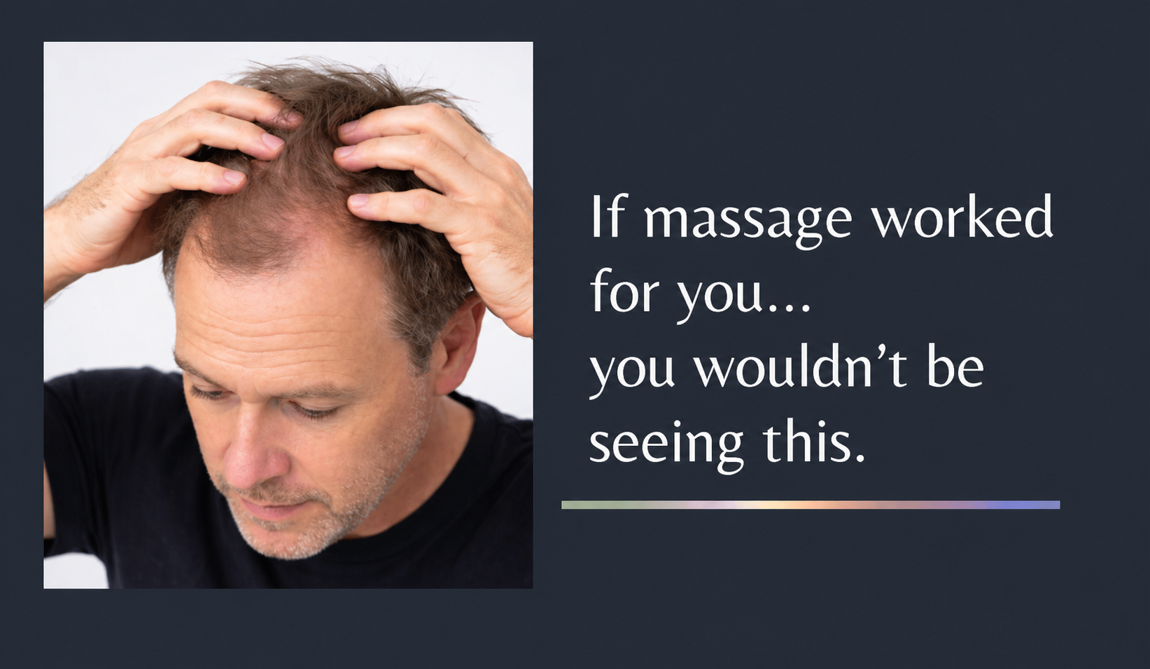 Scalp Massage for Hair Growth: Why It's Not Enough When Your Hair Is Already Thinning