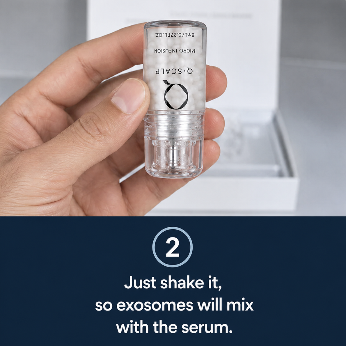 just shake the vial
