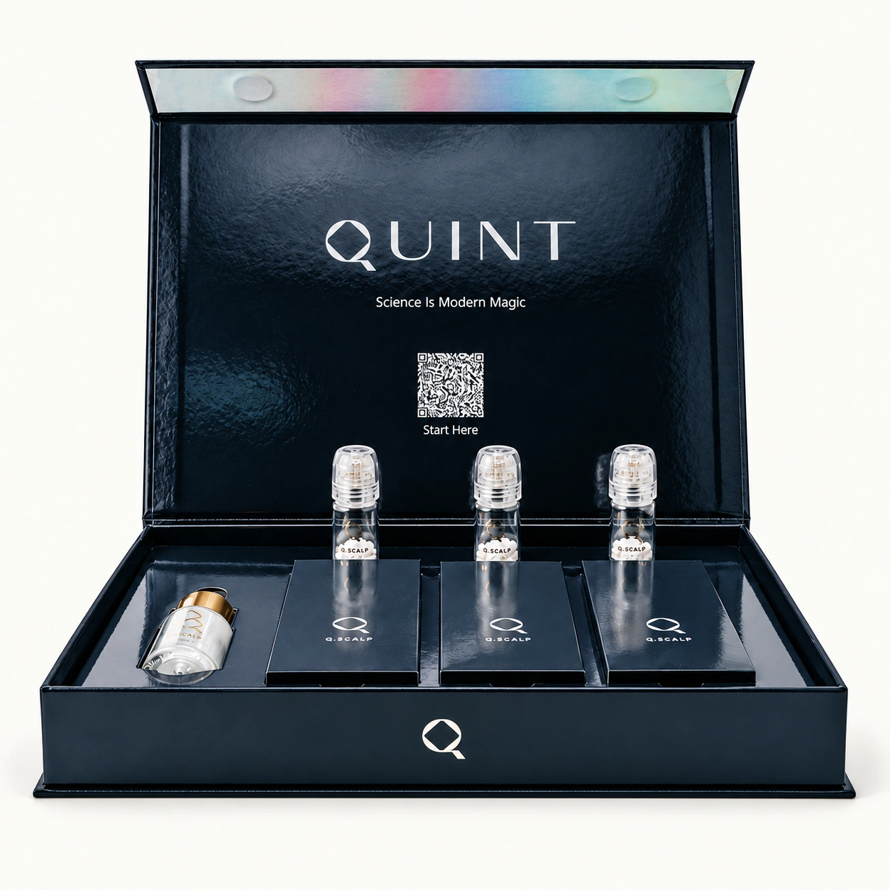 Q.SCALP kit in its presentation box